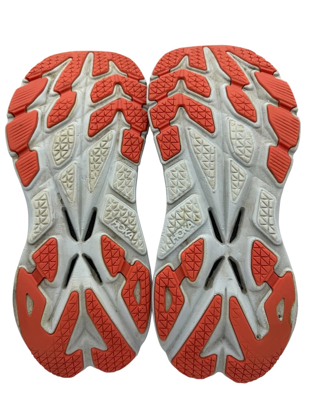 HOKA Bondi X Size 7 Orange & Blue Running Sneakers - Picture 16 of 16